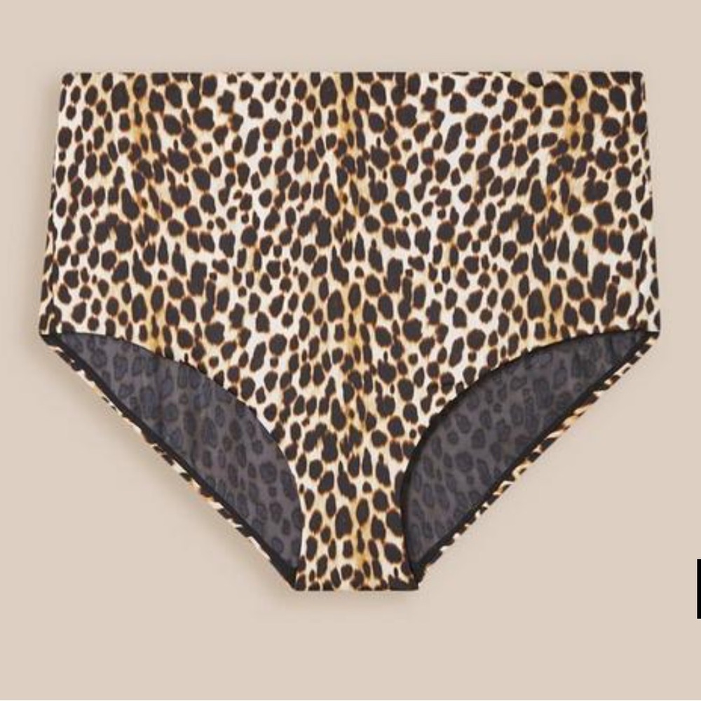 Torrid High Waist Smooth Swim Bottom brief flat front women's 2X NWT
